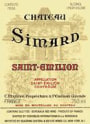 Chateau Simard Saint-Emilion 1989 Front Label