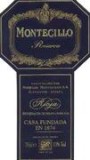 Bodegas Montecillo Crianza Tinto 1997 Front Label