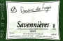 Branchereau Domaine des Forges Savennieres Moulin de Gue 2003 Front Label