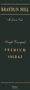 Braydun Hill Vineyard Single Vineyard Premium Shiraz 2013 Front Label
