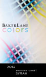 Baker Lane Colors Syrah 2013 Front Label
