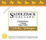 Saddleback Old Vine Zinfandel 2012 Front Label