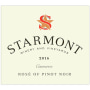 Starmont Rose 2016 Front Label