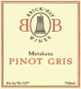 Brick Bay Wines Pinot Gris 2013 Front Label