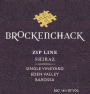 Brockenchack Wines Zip Line Single Vineyard Shiraz 2011 Front Label