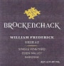 Brockenchack Wines William Frederick Single Vineyard Shiraz 2012 Front Label