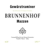 Brunnenhof Mazzon Alto Adige-Sudtirol Gewurztraminer 2012 Front Label