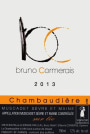 Benjamin Cormerais Muscadet Sevre et Maine Sur Lie Chambaudiere 2013 Front Label
