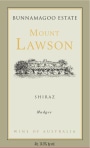 Bunnamagoo Estate Wines Mount Lawson Shiraz 2012 Front Label
