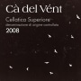 Ca del Vent Cellatica Superiore 2008 Front Label