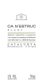 Ca N'estruc Blanc 2015 Front Label