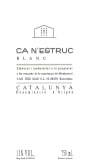 Ca N'estruc Blanc 2013 Front Label