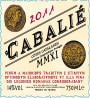 Cabalie Cotes Catalanes 2011 Front Label