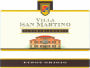 Cabert Villa San Martino Pinot Grigio 2014 Front Label