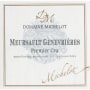 Domaine Michelot Meursault Genevrieres Premier Cru 2014 Front Label