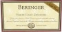 Beringer North Coast Zinfandel 1999 Front Label