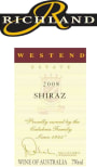 Calabria Family Wines Richland Shiraz 2008 Front Label