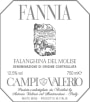 Campi Valerio Molise Fannia Falanghina 2015 Front Label