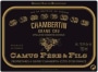 Camus Pere & Fils Chambertin Grand Cru 2010 Front Label