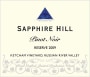 Sapphire Hill Vineyards Ketcham Vineyard Pinot Noir 2009 Front Label