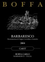 Cantina Boffa Carlo Barbaresco Casot 2004 Front Label