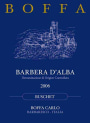 Cantina Boffa Carlo Barbera d'Alba Buschet 2006 Front Label