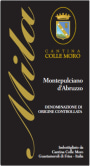 Cantina Colle Moro Montepulciano d'Abruzzo Mila 2011 Front Label
