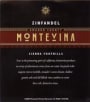 Montevina Zinfandel 1998 Front Label