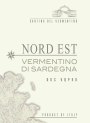 Cantina del Vermentino Monti Vermentino di Sardegna Nord Est 2013 Front Label