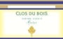 Clos du Bois Merlot 1998 Front Label