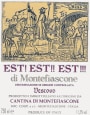 Cantina di Montefiascone Est Est Est di Montefiascone Amabile Vescovo 2015 Front Label