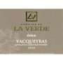 Domaine de la Verde Vacqueyras Ora 2014 Front Label