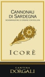Cantina Dorgali Cannonau di Sardegna Icore 2013 Front Label