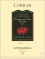 Cantina Oliena Cannonau di Sardegna Corrasi Nepente di Oliena Riserva 2008 Front Label