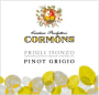 Cantina Produttori Cormons Friuli Isonzo Pinot Grigio 2015 Front Label