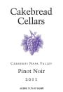 Cakebread Pinot Noir 2011 Front Label