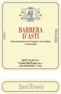 Cantina Sant'Evasio Barbera d'Asti 2014 Front Label