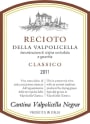 Cantina di Negrar Recioto della Valpolicella Classico 2011 Front Label