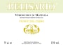 Belisario Verdicchio di Matelica Vigneti del Cerro 2012 Front Label