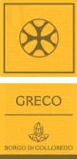 Cantine Borgo di Colloredo Terre degli Osci Greco 2014 Front Label