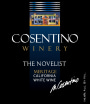 Cosentino The Novelist White Meritage 2007 Front Label