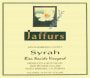 Jaffurs Bien Nacido Vineyard Syrah 2004 Front Label