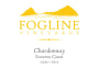 Fogline Vineyards Zephyrs Block Chardonnay 2015  Front Label