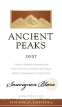 Ancient Peaks Sauvignon Blanc 2007 Front Label