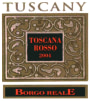 Cantine del Borgo Reale Toscana Rosso 2004 Front Label