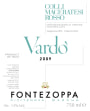 Fontezoppa Colli Maceratesi Vardo Rosso 2009 Front Label