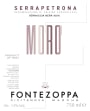 Fontezoppa Serrapetrona Moro 2012 Front Label