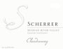 Scherrer Winery Helfer Vineyard Chardonnay 2012 Front Label