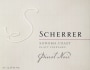 Scherrer Winery Platt Vineyard Pinot Noir 2011 Front Label