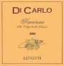 Cantine Lenotti Amarone della Valpolicella Di Carlo Classico 2000 Front Label
